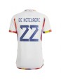 Belgien Charles De Ketelaere #22 Auswärtstrikot WM 2022 Kurzarm